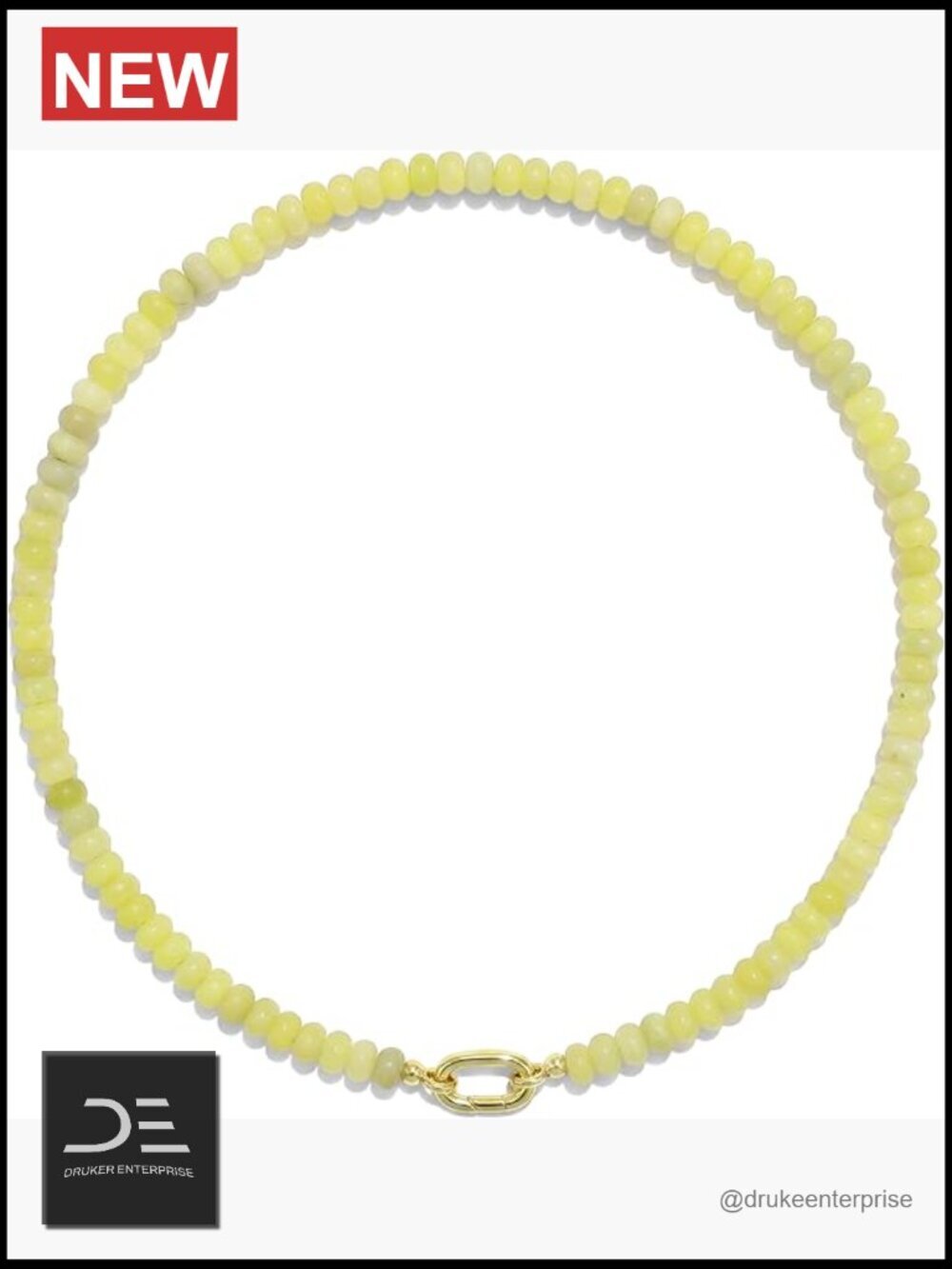 Natural Gemstone Beaded Choker Necklace, Boho Beach Layering Jewelry
